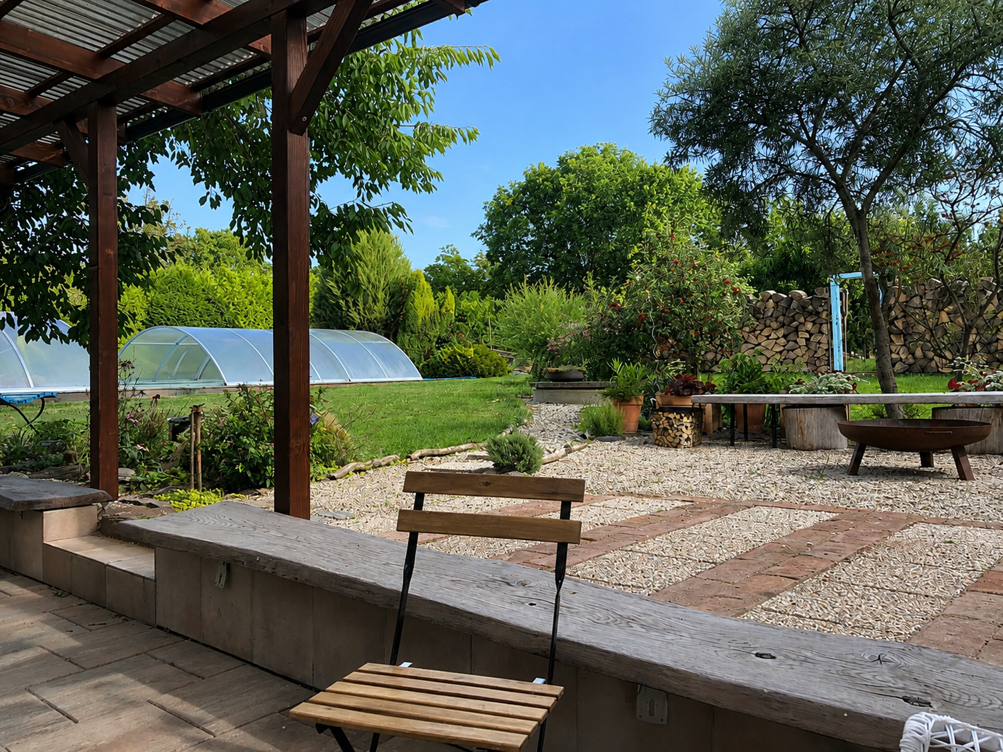 pergola zahrada